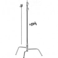 40″ C- Stand With Turtle Base, Grip Head & Arm-0